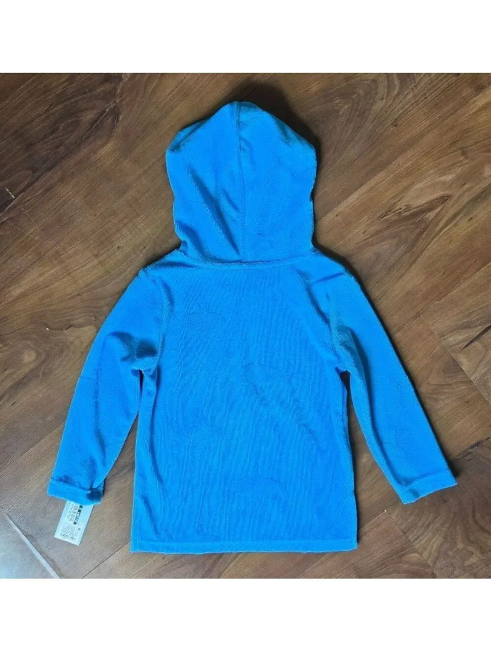 Cat & Jack Toddler Boys Blue Terry Cloth Hooded SwimCoverUp Pullover 5T,#161